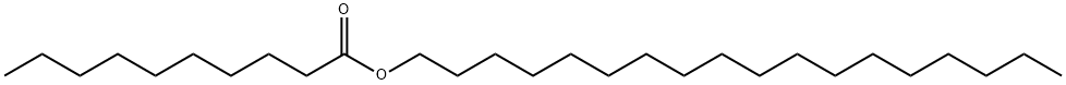 octadecyl decanoate Structural