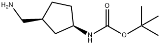 Carbamic acid, [(1R,3S)-3-(aminomethyl)cyclopentyl]-, 1,1-dimethylethyl ester