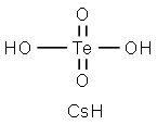 CESIUM TELLURATE Structural