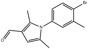 1-(4-BROMO-3-METHYLPHENYL)-2,5-DIMETHYL-1H-PYRROLE-3-CARBALDEHYDE