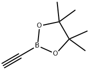 2-Ethynyl-4,4,5,5-tetramethyl-[1,3,2]dioxaborolane Structural