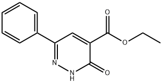 6-PHENYL-3(2H)-PYRIDAZINONE-4-CARBOXYLIC ACID ETHYL ESTER Structural