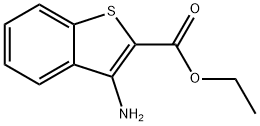 3-AMINO-BENZO[B]THIOPHENE-2-CARBOXYLIC ACID ETHYL ESTER Structural