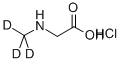 N-METHYL-D3-GLYCINE HCL Structural