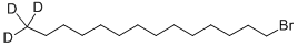 1-BROMOTETRADECANE-14,14,14-D3 Structural