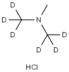 TRIMETHYL-D6-AMINE HCL (DIMETHYL-D6) Structural