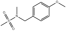 N-(4-Methoxybenzyl)-N-MethylMethanesulfonaMide Structural