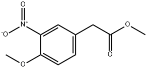 4-METHOXY-3-NITRO-BENZENEACETIC ACID METHYL ESTER Structural