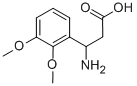 3-AMINO-3-(2,3-DIMETHOXY-PHENYL)-PROPIONIC ACID Structural