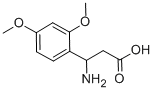 3-AMINO-3-(2,4-DIMETHOXY-PHENYL)-PROPIONIC ACID Structural