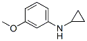 Benzenamine, N-cyclopropyl-3-methoxy- (9CI) Structural