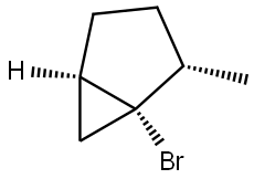 Bicyclo[3.1.0]hexane, 1-bromo-2-methyl-, (1-alpha-,2-alpha-,5-alpha-)- (9CI) Structural