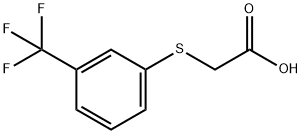 2-(4-(TRIFLUOROMETHYL)PHENYLTHIO)ACETIC ACID Structural