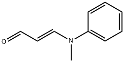E-3-(methyl Phenyl Amino)-2-Propenal  Structural