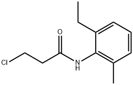 3-chloro-N-(2-ethyl-6-methylphenyl)propanamide Structural