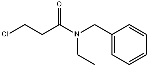 N-benzyl-3-chloro-N-ethylpropanamide Structural