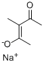 3-methylpentane-2,4-dione, monosodium salt Structural