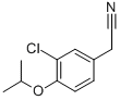 3-chloro-4-isopropoxyphenylacetonitrile  