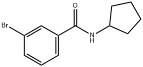 3-Bromo-N-cyclopentylbenzamide Structural