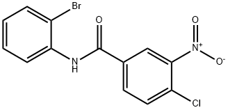 N-(2-bromophenyl)-4-chloro-3-nitrobenzamide