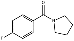 1-(4-Fluorobenzoyl)pyrrolidine Structural