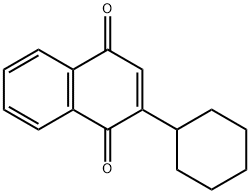 2-CYCLOHEXYL-1,4-NAPHTHOQUINONE Structural