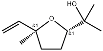 tetrahydro-alpha,alpha,5-trimethyl-5-vinylfuran-2-methanol Structural