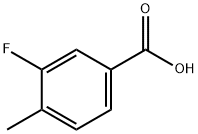 3-Fluoro-4-methylbenzoic acid Structural