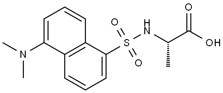 DANSYL-L-ALANINE PIPERIDINIUM SALT Structural