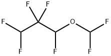 difluoromethyl 1,2,2,3,3-pentafluoropropyl ether Structural