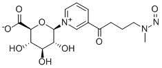 4-(Methylnitrosamino)-1-(3-pyridyl)-1-butanone N-b-D-Glucuronide Structural