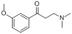 3-(dimethylamino)-3'-methoxypropiophenone  Structural