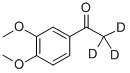 3',4'-DIMETHOXYACETOPHENONE-D3 (METHYL-D3) Structural