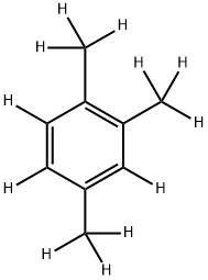 1,2,4-TRIMETHYLBENZENE-D12 Structural