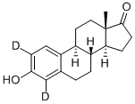 ESTRONE-2,4-D2 Structural