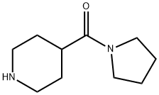 PIPERIDIN-4-YL-PYRROLIDIN-1-YL-METHANONE Structural