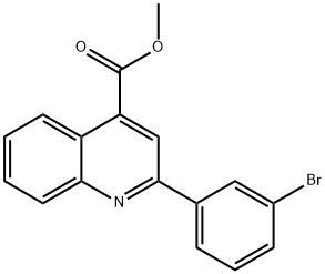 2-(3-BROMO-PHENYL)-QUINOLINE-4-CARBOXYLIC ACID METHYL ESTER