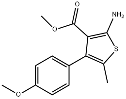 2-AMINO-4-(4-METHOXY-PHENYL)-5-METHYL-THIOPHENE-3-CARBOXYLIC ACID METHYL ESTER