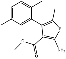 2-AMINO-4-(2,5-DIMETHYL-PHENYL)-5-METHYL-THIOPHENE-3-CARBOXYLIC ACID METHYL ESTER