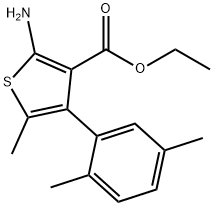 2-AMINO-4-(2,5-DIMETHYL-PHENYL)-5-METHYL-THIOPHENE-3-CARBOXYLIC ACID ETHYL ESTER