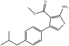 Methyl 2-amino-4-(4-isobutylphenyl)thiophene-3-carboxylate