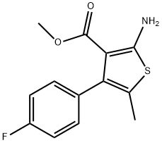 2-AMINO-4-(4-FLUORO-PHENYL)-5-METHYL-THIOPHENE-3-CARBOXYLIC ACID METHYL ESTER