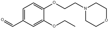 3-ETHOXY-4-(2-MORPHOLIN-4-YLETHOXY)BENZALDEHYDE Structural