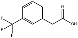 m-(Trifluoromethyl)phenylacetic acid Structural