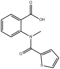 2-[METHYL(THIEN-2-YLCARBONYL)AMINO]BENZOIC ACID Structural