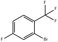 2-Bromo-4-fluorobenzotrifluoride Structural