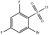 2-BROMO-4,6-DIFLUOROBENZENESULFONYL CHLORIDE Structural