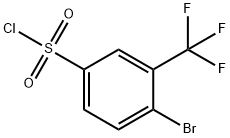 4-BROMO-3-(TRIFLUOROMETHYL)BENZENESULFONYL CHLORIDE Structural