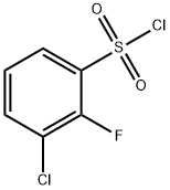 3-CHLORO-2-FLUOROBENZENESULFONYL CHLORIDE Structural