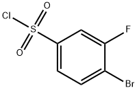 4-Bromo-3-fluorobenzenesulfonyl chloride Structural